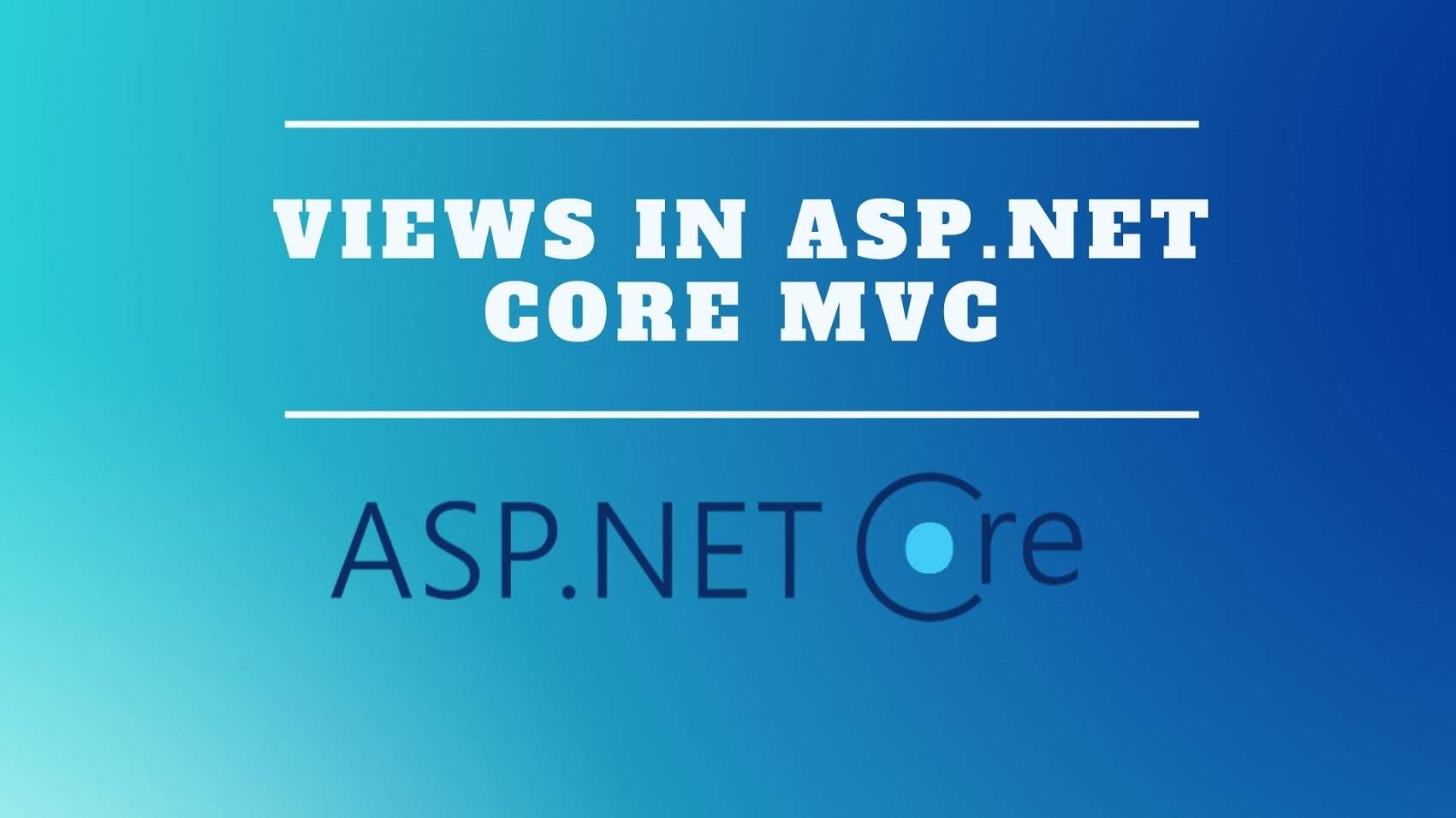 Views in ASP.NET Core MVC